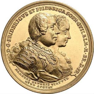 Werner, Peter Paul: Regierungsantritt Friedrich von Bayreuth und Friederike Sophie Wilhelmine