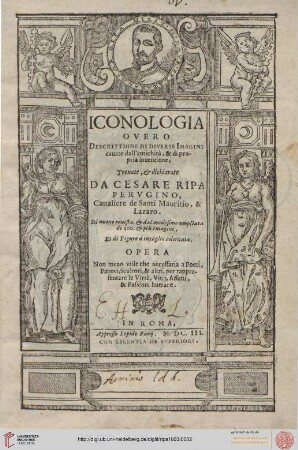 Iconologia Overo Descrittione Di Diverse Imagini cauate dall'antichità, & di propria inuentione
