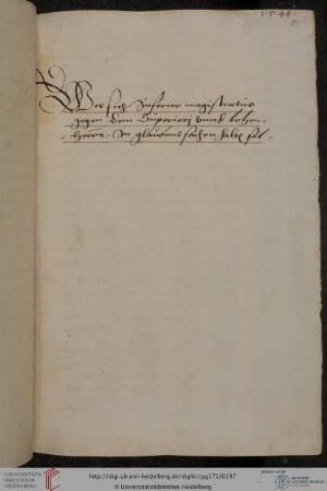 Verhaltensregeln für Lehnsmänner und Untertanen in Religionssachen, 1548