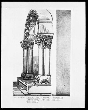 Trier, Dom, Grabmal des Kardinallegaten Ivo