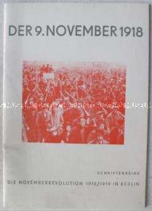Historische Abhandlung über die Revolution 1918/1919 in Berlin