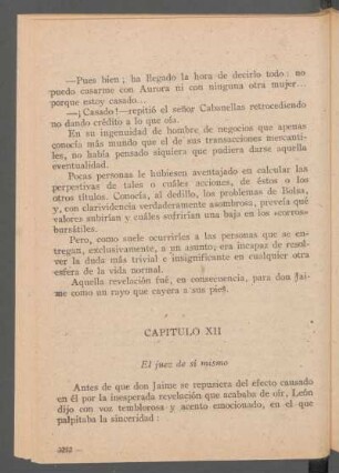 Capítulo XII - El juez de sí mismo