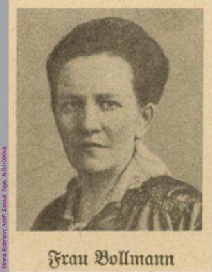 Porträt von Minna Bollmann