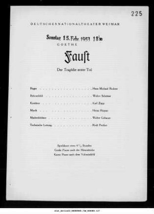 Faust Der Tragödie erster Teil