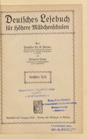 Teil 6 = Klasse 4, [Schülerband]: [Teil 6 = Klasse 4, [Schülerband]]