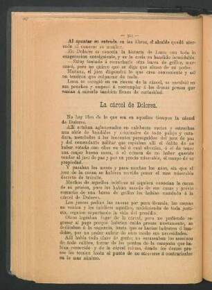 La cárcel de Dolores.