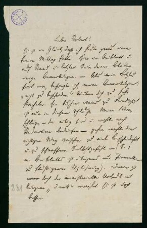 Brief vom 30. Mai 1878