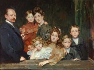Ölgemälde: Familie Knickmeyer