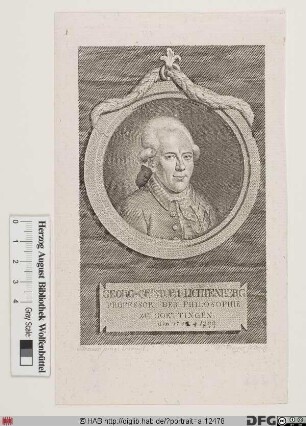 Bildnis Georg Christoph Lichtenberg