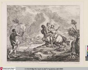 [Hercule tuant le centaure Nessus; Herkules tötet den Zentauren Nessus]
