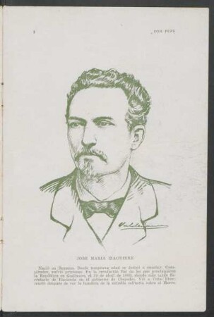 [Retrato de] José María Izaguirre
