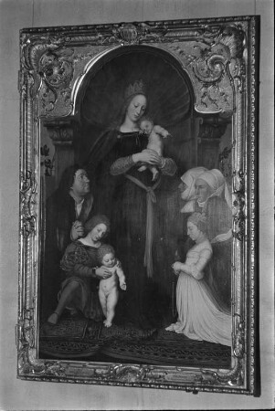 Die Madonna des Basler Bürgermeisters Jacob Meyer zum Hasen : Die Madonna des Basler Bürgermeisters Jacob Meyer zum Hasen. Eichenholz; 159 x 103 cm. um 1637