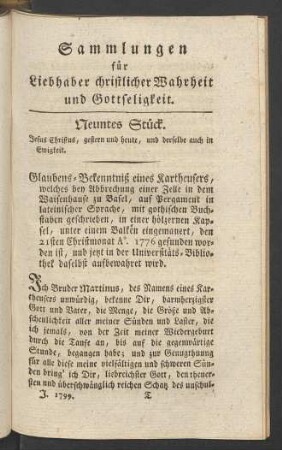 Neuntes Stück