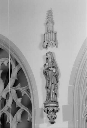 Konsolfigur Heilige Gertrud von Helfta