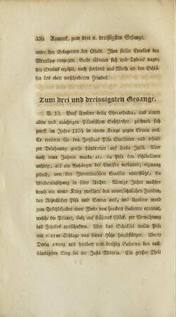 Zum drei und dreissigsten Gesange (unvollständig)