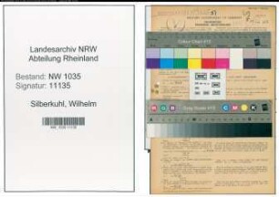 Entnazifizierung Wilhelm Silberkuhl , geb. 18.06.1889 (Ingenieur)