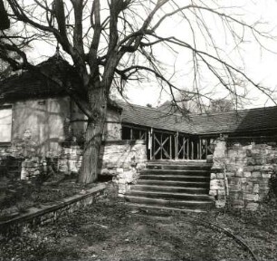 Dresden-Hellerau, Am Grünen Zipfel 2. Gasthaus "Waldschänke" (um 1880; Umbau 1910, R. Riemerschmid)