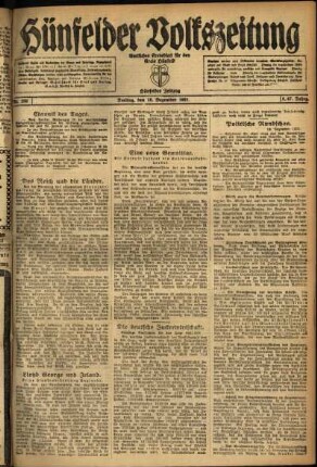Ausgabe vom Freitag, den 16. Dezember 1921.