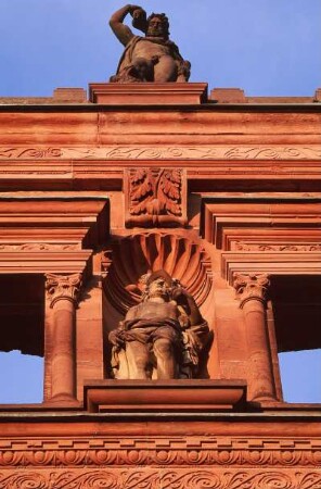 Deutschland. Baden Württemberg. Heidelberg. Schloss. Architekturen, Architektur Detail