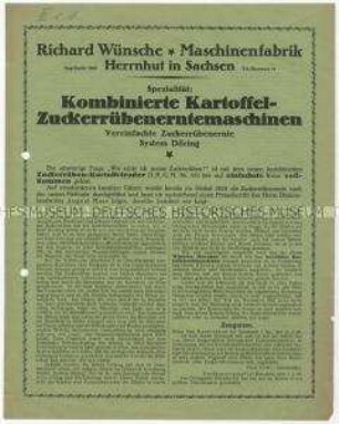 Kombinierte Kartoffel-Zuckerrübenerntemaschinen