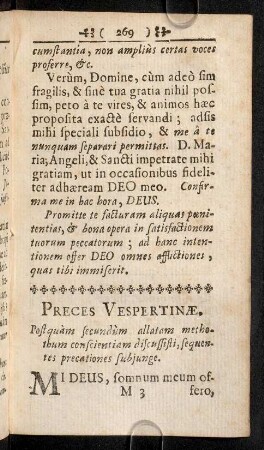 269-274, Preces Vespertinae; ...