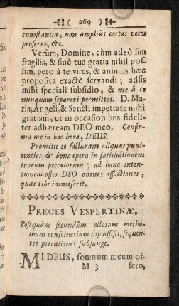 269-274, Preces Vespertinae; ...