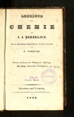 Bd. 4: Lehrbuch der Chemie