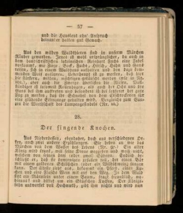 28. Der singende Knochen.