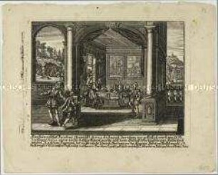 Augsburgisches Friedensgemälde (Luther auf der Wartburg 1722)