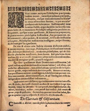 Caspari Manzii ... Iudicium super illa quaestione: Utrum dari possit melior et christianae pietati conformior modus docendi Philosophiam, quam sit vulgaris?