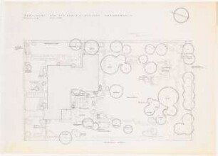 Garten Wohltat, Meerbusch: Vorentwurf Gartenplan 1:100