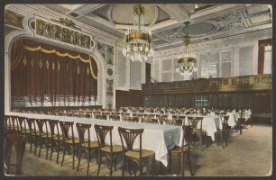 Ansichtskarte Festsaal "Kammer-Säle", Belle-Alliance-Straße, koloriert