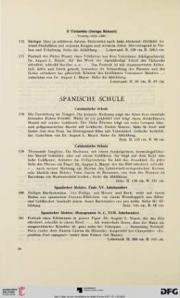 Spanische Schule (Nr. 178-187)