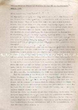 Offener Brief der Initiativgruppe "Absage an Praxis und Prinzip der Abgrenzung" zu den Kommunalwahlen der DDR in Berlin vom 7. Mai 1989 - Sachkonvolut