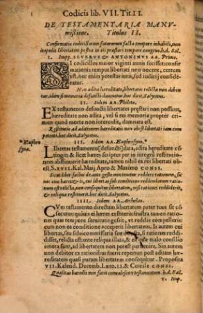 Codicis Dn. Ivstiniani Sacratißimi principis : ex repetita praelectione libri duodecim, accuratißime restituti. [2]