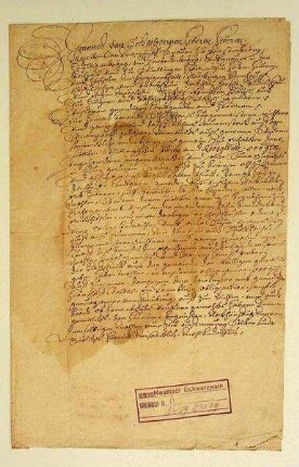 Vollmacht der Gemeinde Neustadt an Hans Wohler und Hans Imbery zur Darlehensaufnahme