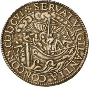 Medaille auf die Mutlosigkeit des Volkes, 1606
