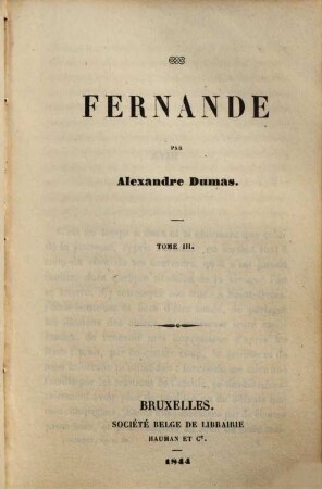 Fernande, 3