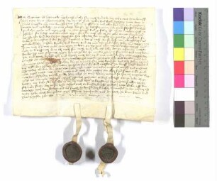 Sigmunt von Leonrod verkauft an den Pfarrer Mertin Gerhart zu Pfahlheim ( Pfalheyn) einen Scheffel Dinkel jährliche Gült aus dem Maierhof zu Pfahlheim (Pfalhein) um 21 Gulden.