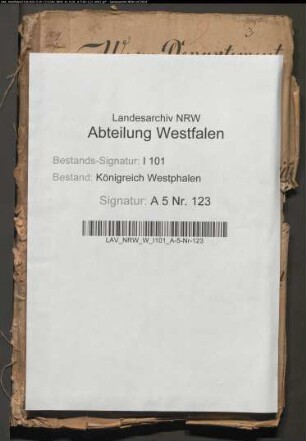 Ausmittelung und Ablieferung des Revenuen-Zehntels von dem Damenstift Levern bzw. der Propstei