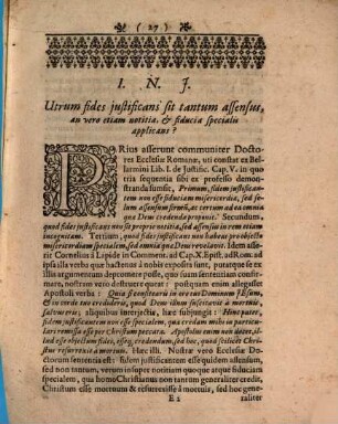 Diss. theol. II. de fide cordis et confessione oris