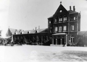 Bahnhof Detmold. s/w