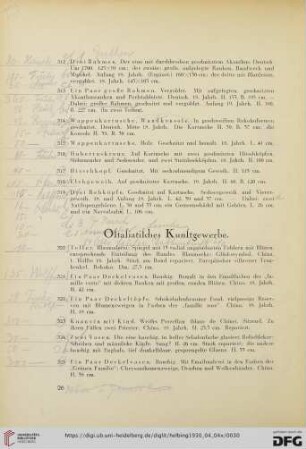 Ostasiatische Kunstgewerbe (Nr. 320-378)