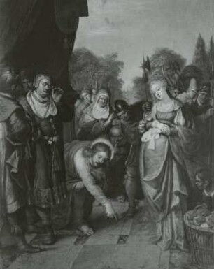 Die Ehebrecherin vor Christus
