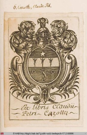 Wappen des Claude Petri Cazotte