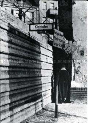 Postkarte zur Berliner Mauer