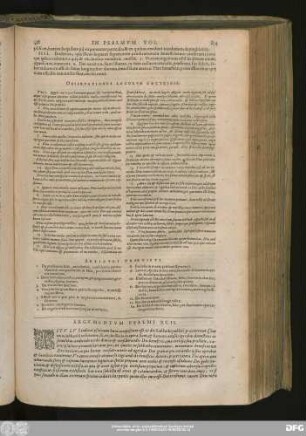 Argumentum Psalmi XCII.