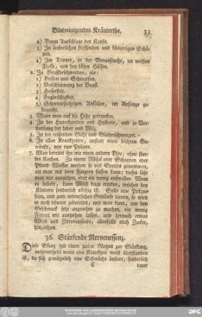 36. Stärkende Nervenessenz.