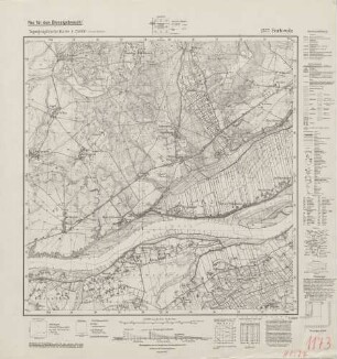 2577 Sartowitz, Topographische Karte 1:25000 (4cm - Karte)