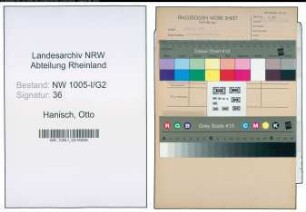 Entnazifizierung Otto Hanisch , geb. 15.04.1902 (Glueher)